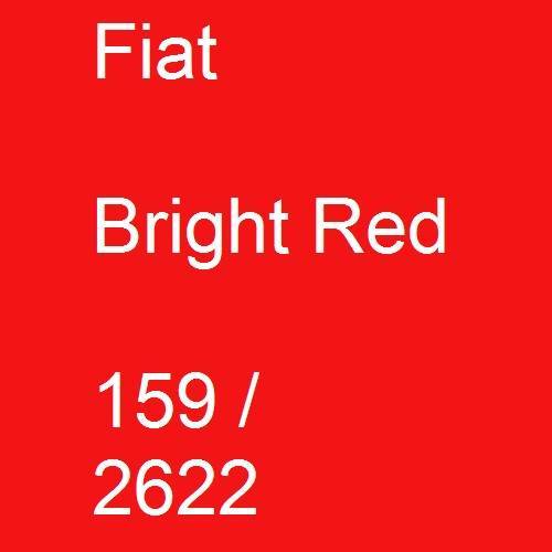 Fiat, Bright Red, 159 / 2622.